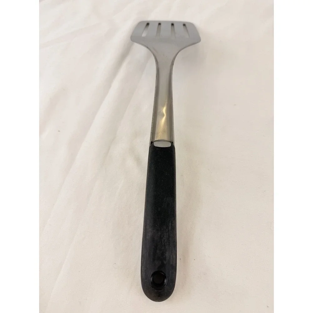 Kitchen Utensil Lot OXO Spatula EPNS Pie Server Ladle Slotted Spoon Vintage